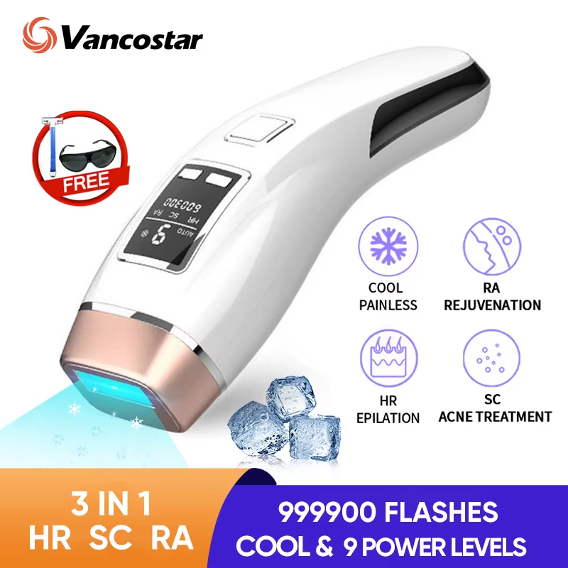 Industrial Laser Hair Removal Machine - Vancostar-Épilateur laser 4 en 1, appareil