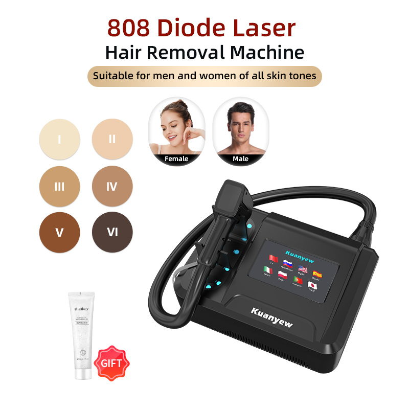 Industrial Laser Hair Removal Machine - Nouveau style, laser diode portable 808