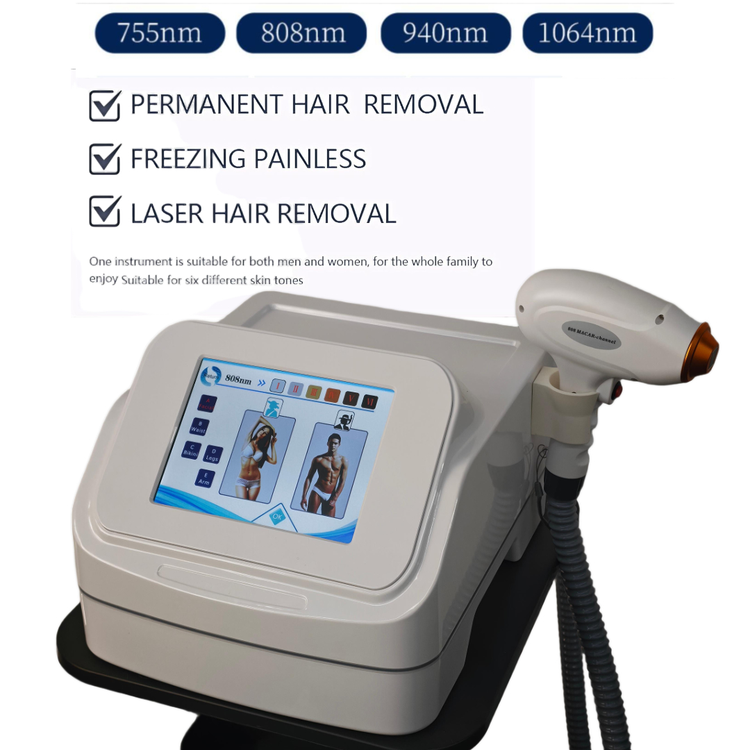 Industrial Laser Hair Removal Machine - Machine professionnelle d'épilation au laser à