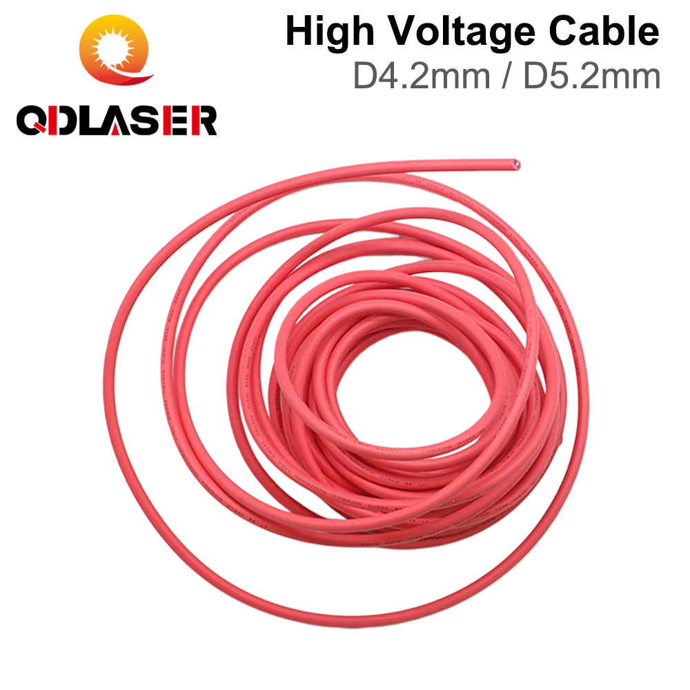 Laser Tube Replacement - Câble d'alimentation haute tension rouge QDLASER