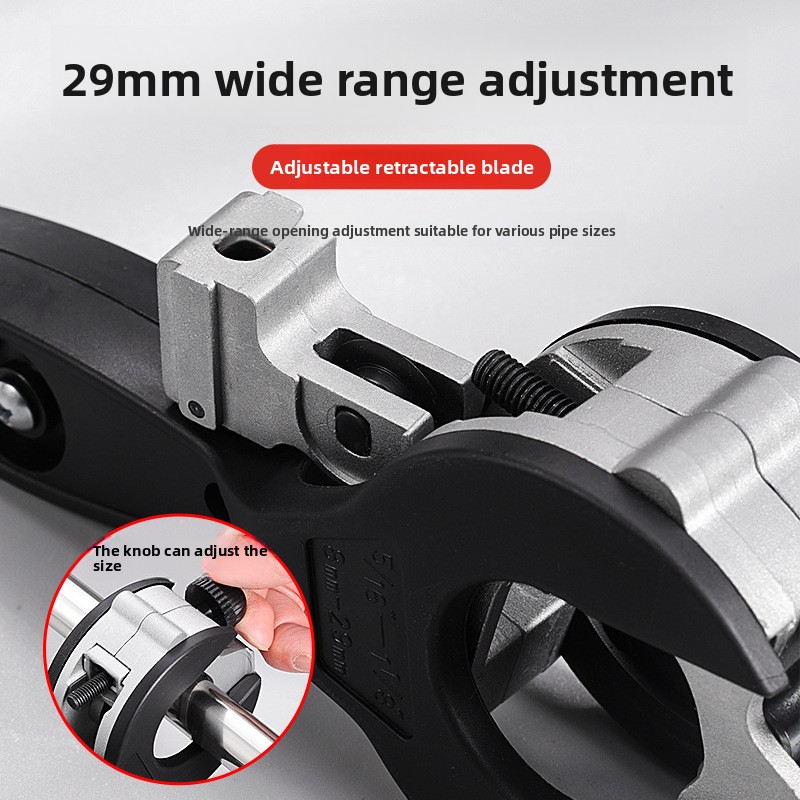 Coupe-tube à cliquet 8-29 mm r - Laser Tube Replacement avis et prix