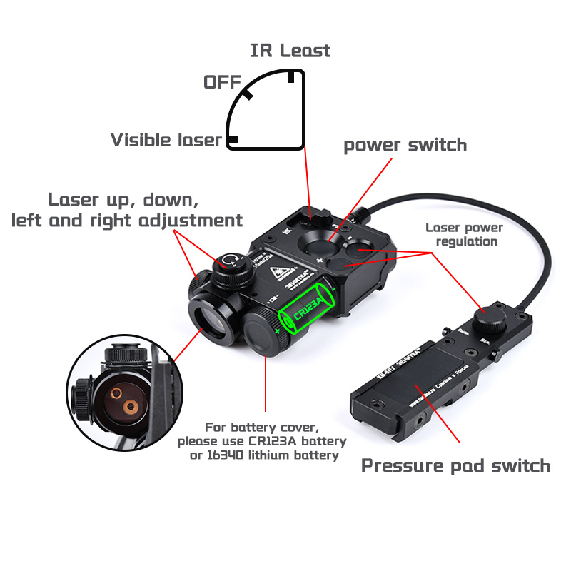 WADSN PERST 4 lampe de poche S - Industrial Green Laser avis et prix