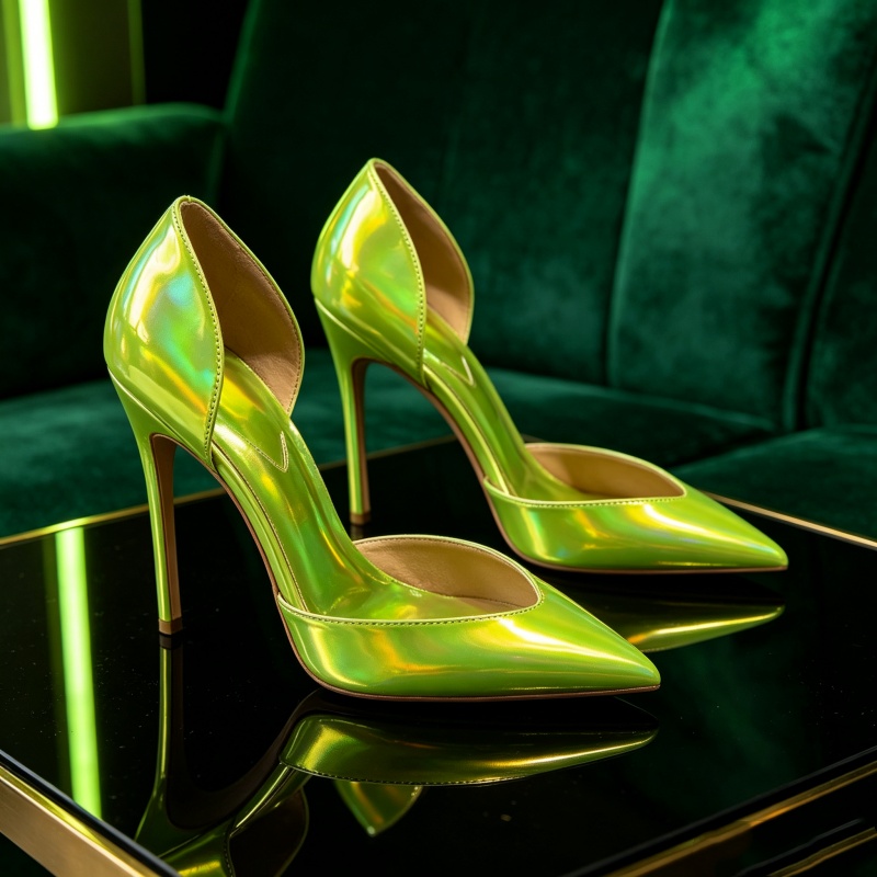 Chaussures de soirée sexy, ver - Industrial Green Laser avis et prix