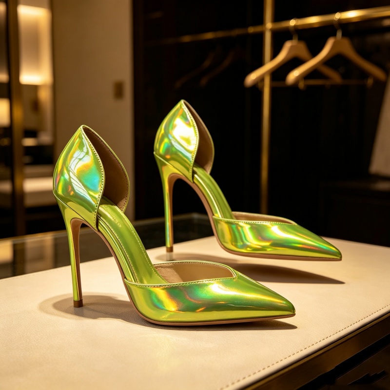 Chaussures de soirée sexy, ver - Industrial Green Laser avis et prix