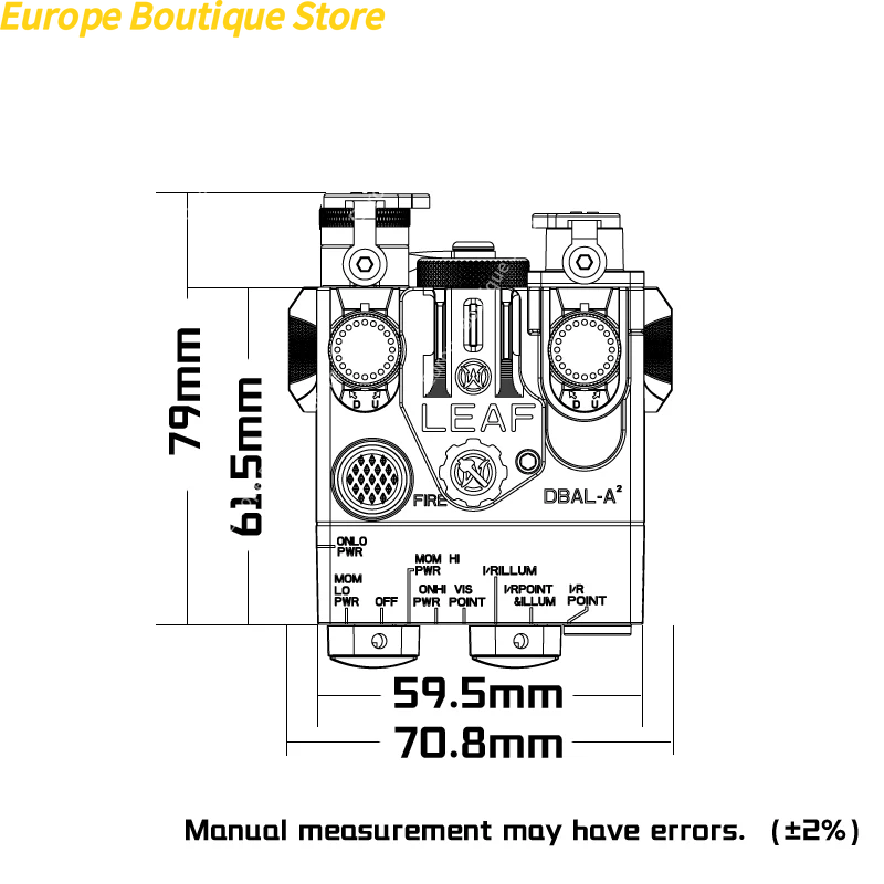 Boîtier de batterie extérieur  - Industrial Green Laser avis et prix