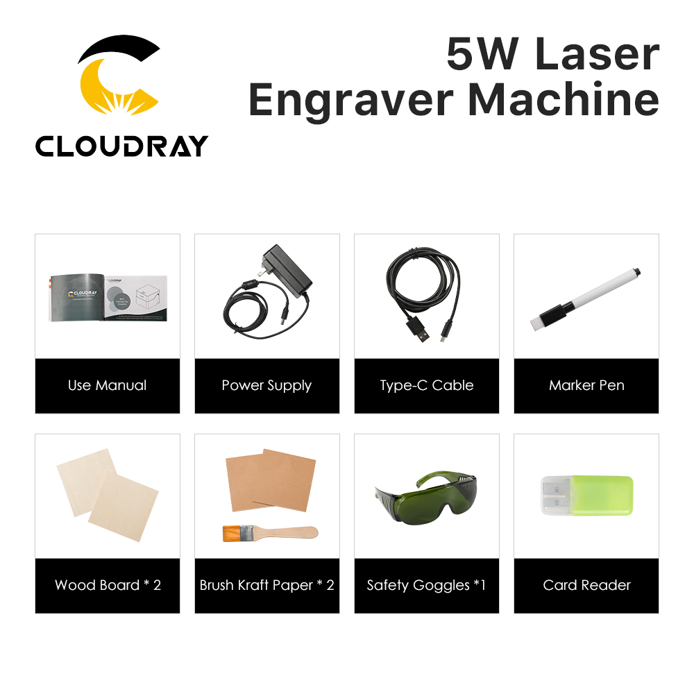 Graveur laser Cloudray BM1, im - Industrial Laser Engraving Machine avis et prix